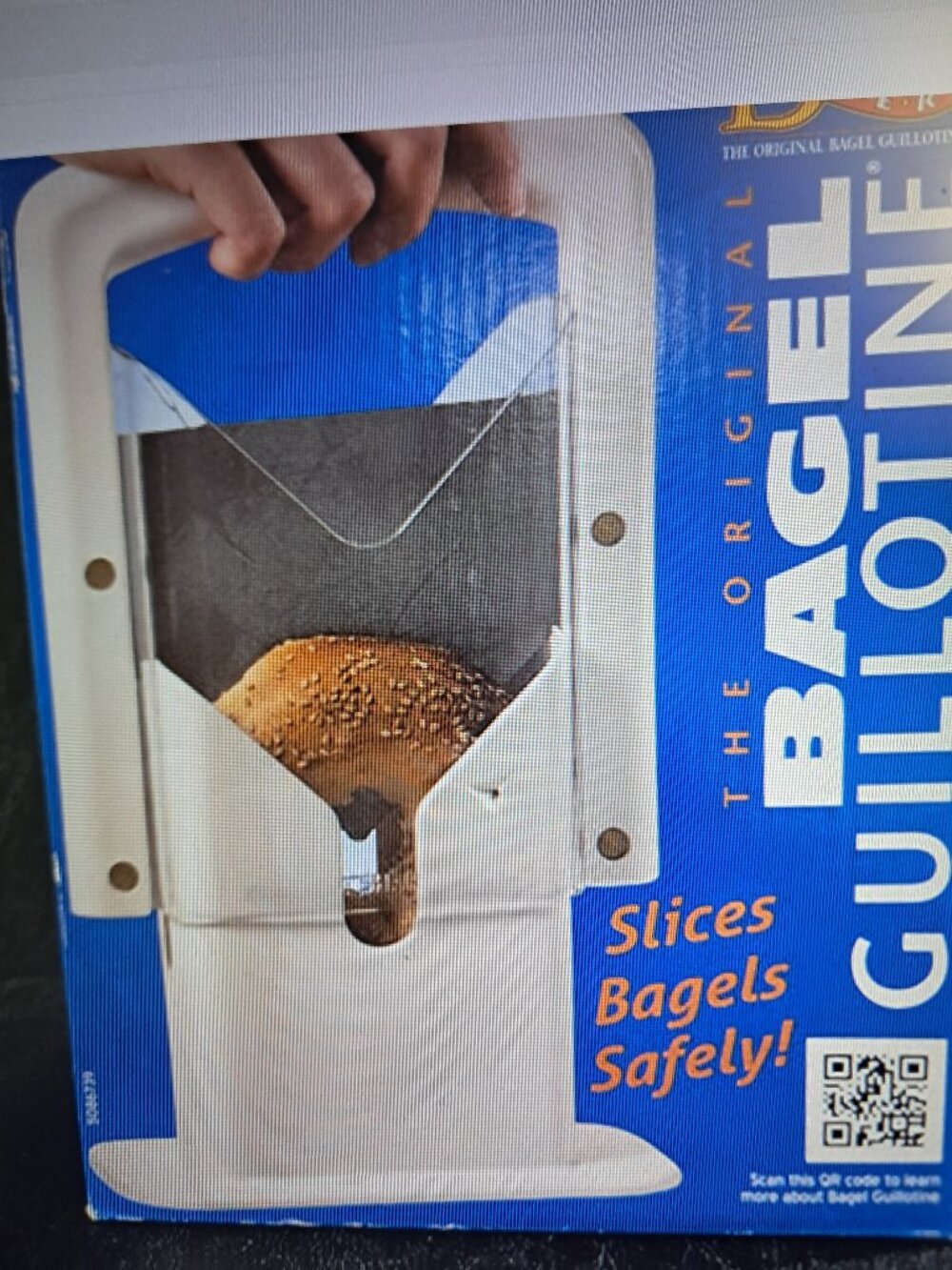 Bagel Biter Guillotine slicer Cutter Safe And Easy